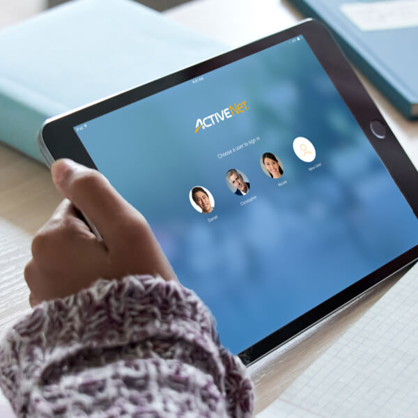 Tablet login to ACTIVE Connect