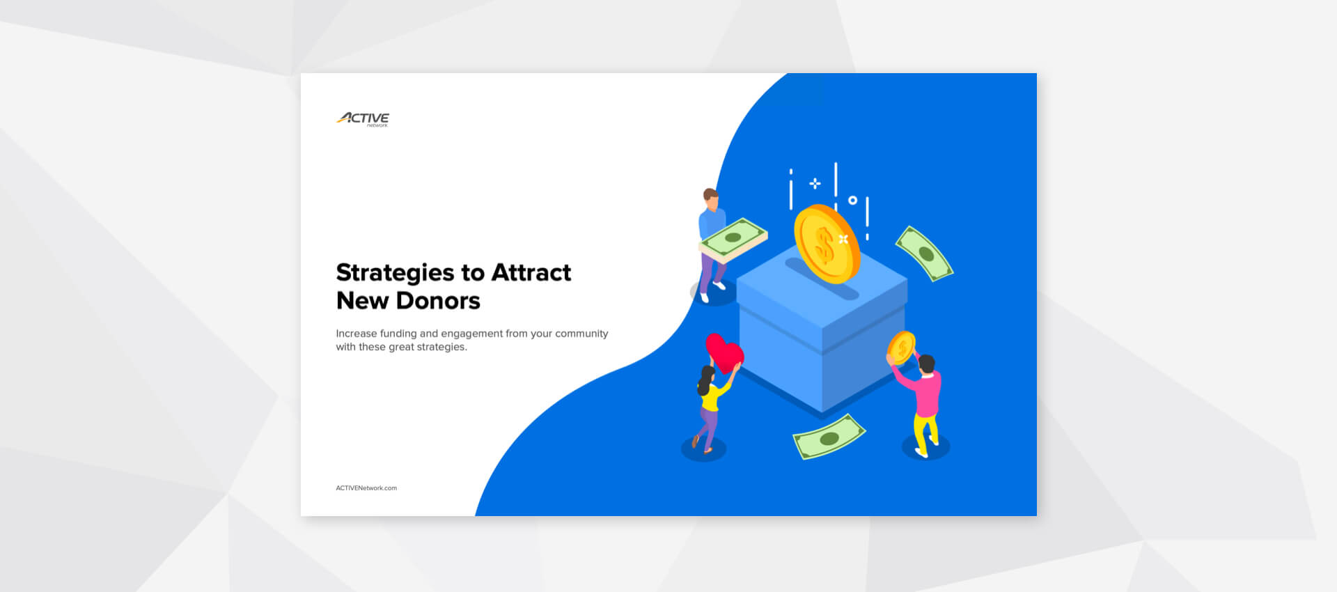 Front cover of the strategies to attract new donors content download