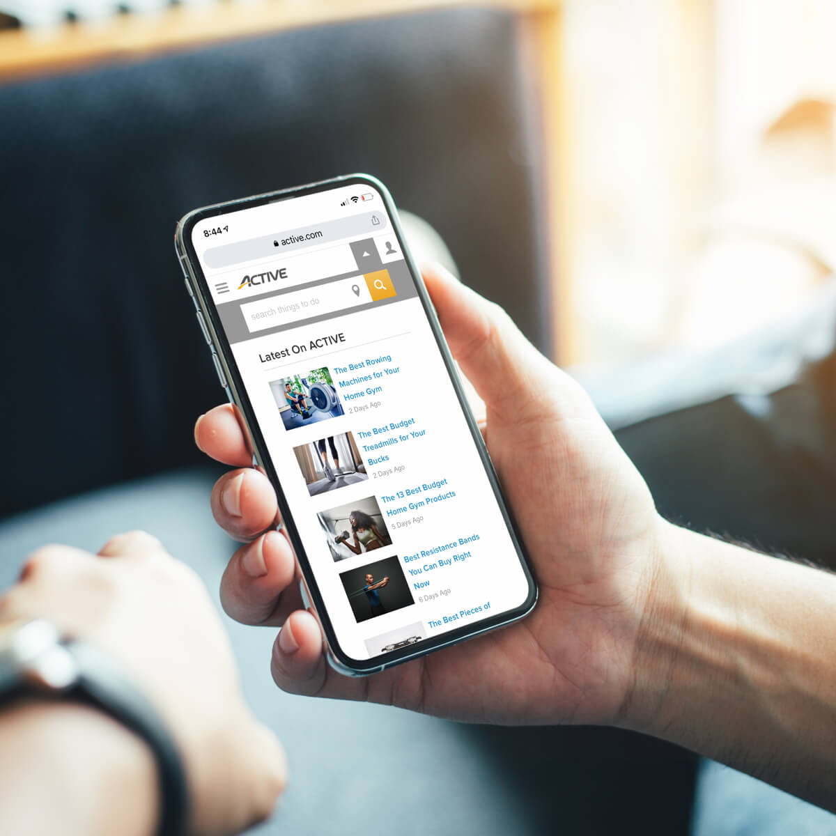 mobile device searching races on active