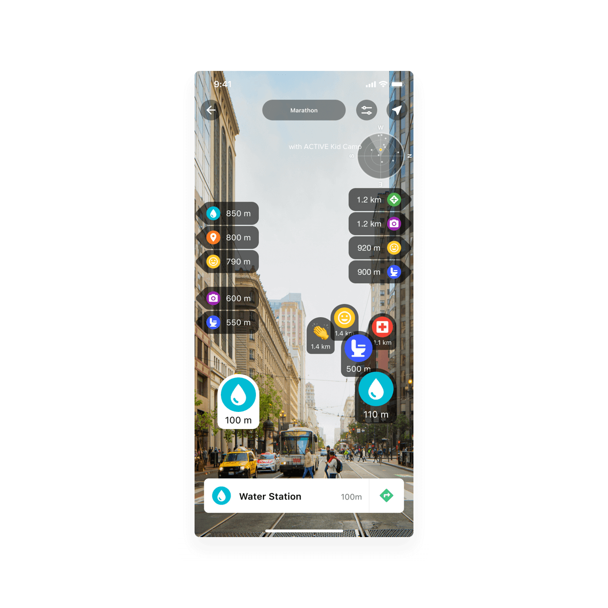 augmented reality on the experience app